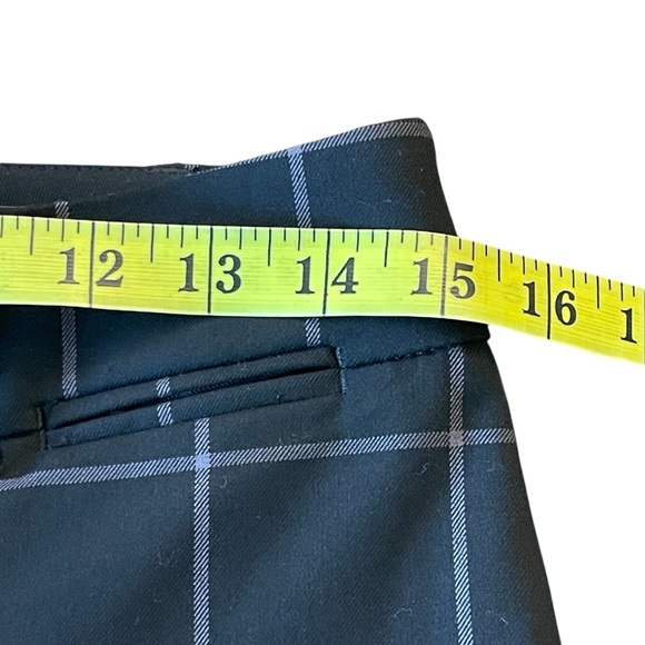 Ann Taylor LOFT Black/Grey Marisa Windowpane Straight Leg Pant (2P) - Picture 7 of 13